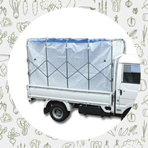 スライド式 もみがらコンテナ