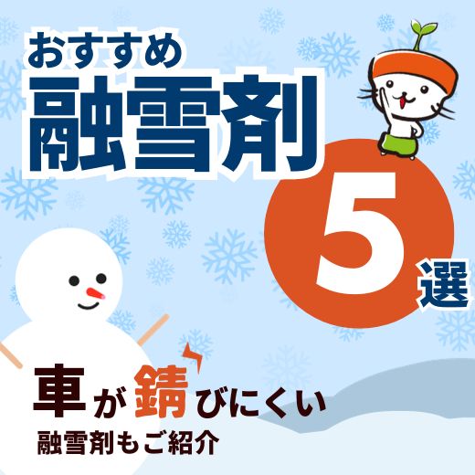 おすすめ融雪剤５選！車が錆びにくい融雪剤も紹介