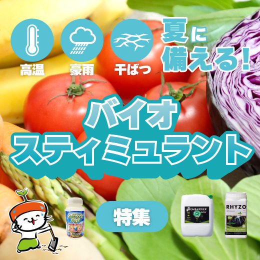 バイオスティミュラントとは？効果や農薬との違いを詳しく解説！環境ストレス別製品一覧付き